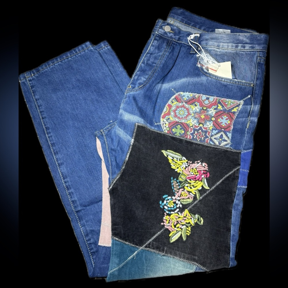 Patchwork jeans
